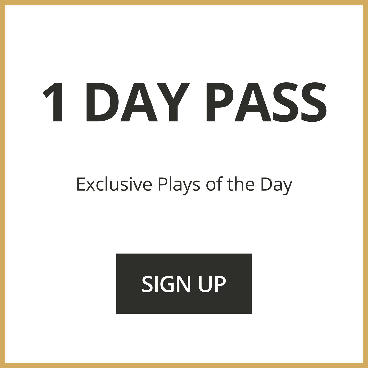 1 DAY PASS (BUY 1 GET 1 FREE)